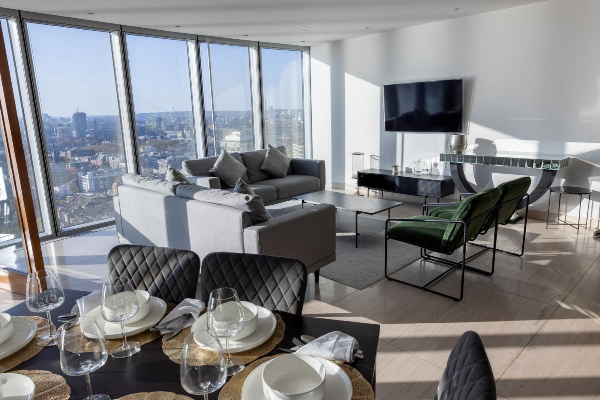 Appartement Skyline Views Luxury 3 Bedroom Free Parking