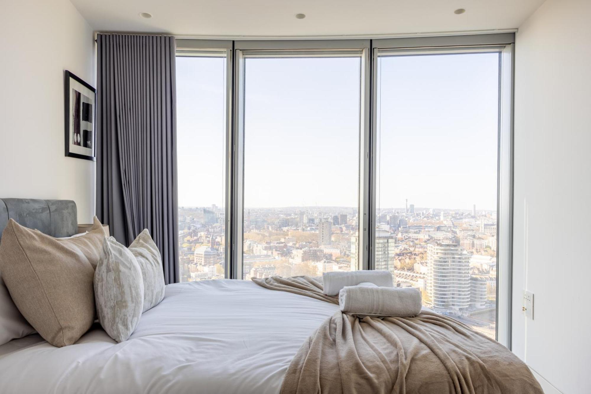Skyline Views Luxury 3 Bedroom Free Parking Appartement Londres