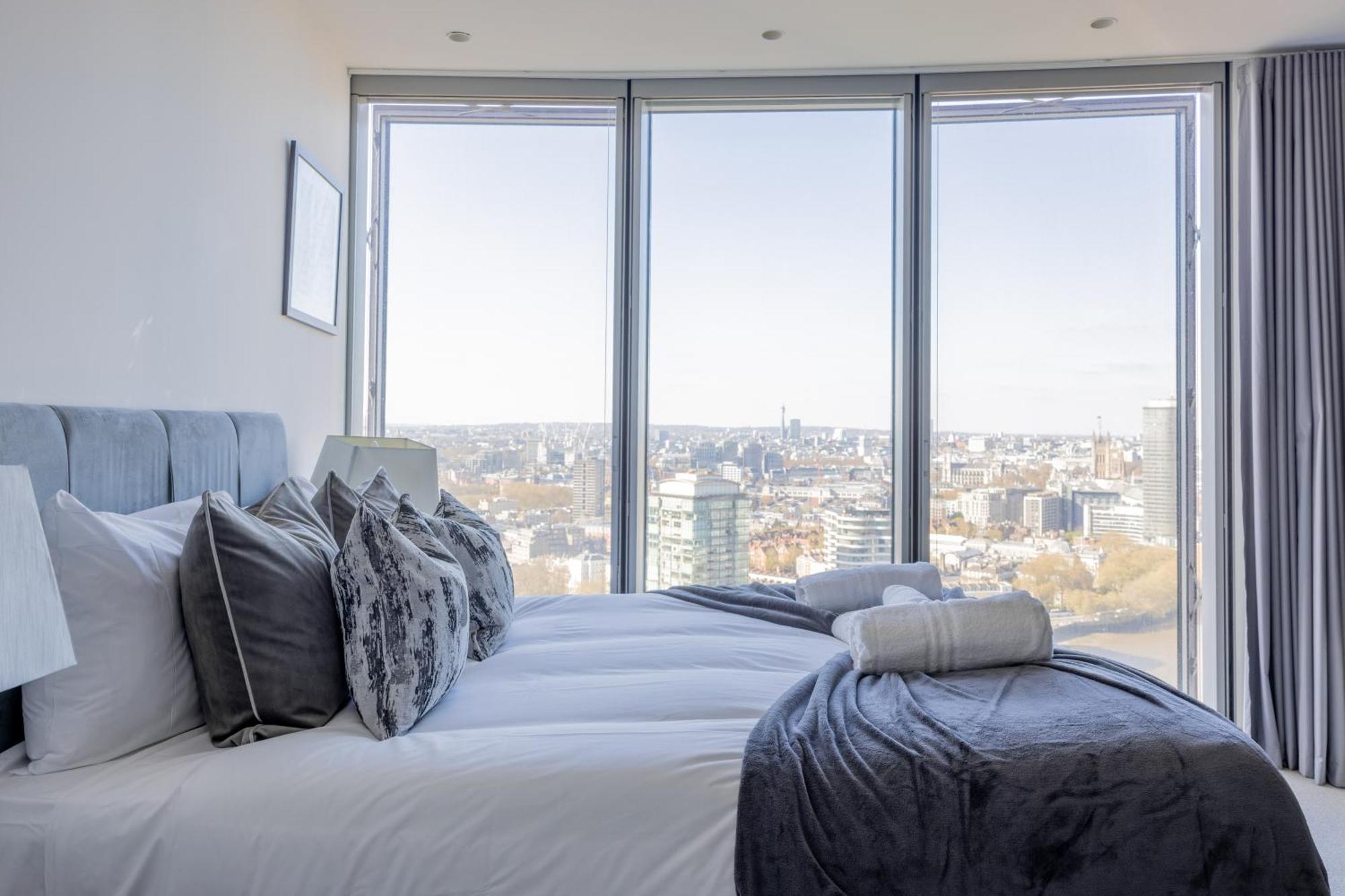 Skyline Views Luxury 3 Bedroom Free Parking Appartement Londres