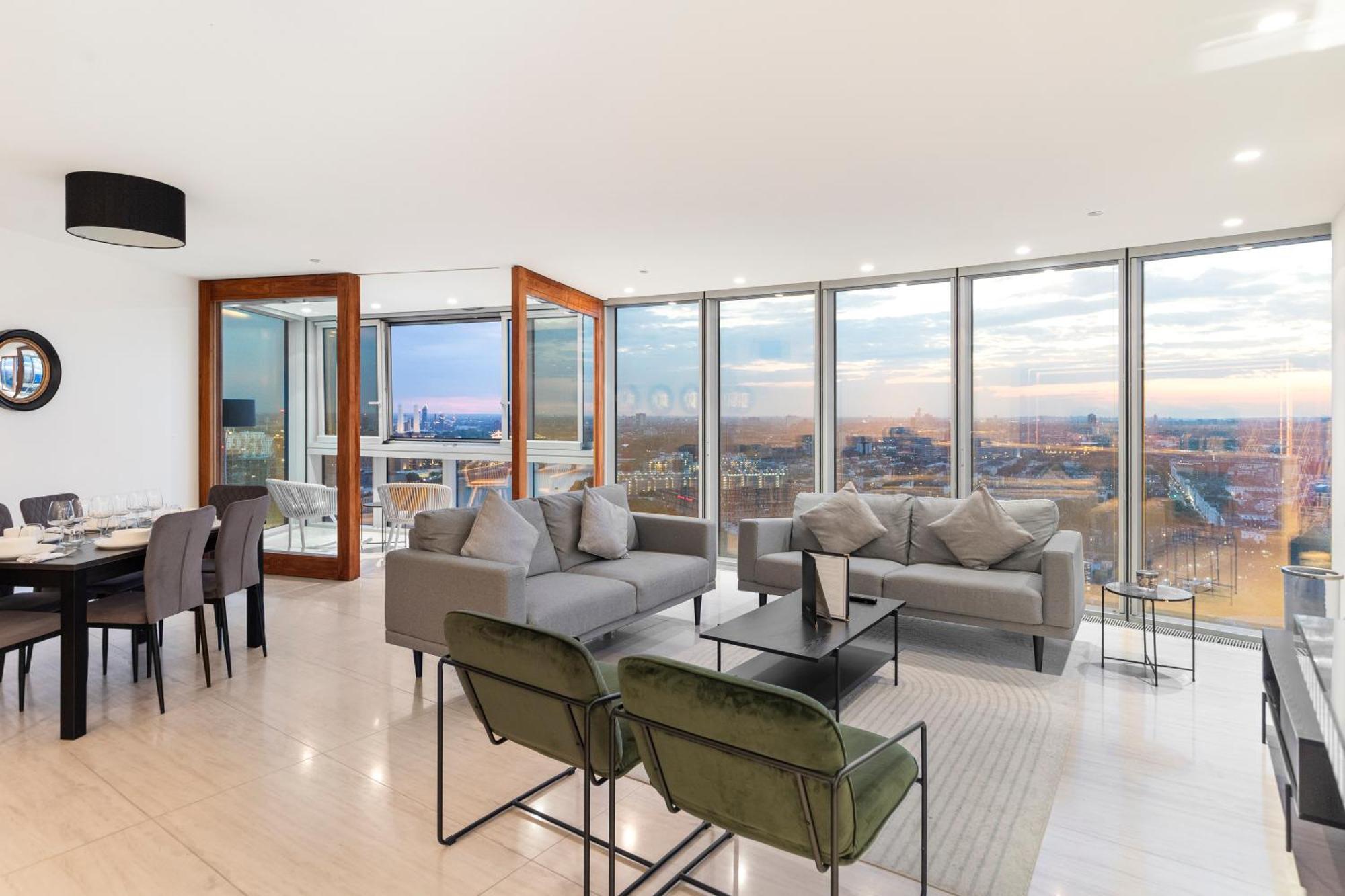 Apartamento Skyline Views Luxury 3 Bedroom Free Parking